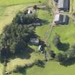 General oblique aerial view of Baldovie Farm, centred on Baldovie farmhouse taken from the ENE.