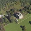 General oblique aerial view  of Balintore Castle Estate, centred on Balintore Castle, taken from the SW.