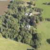 General oblique aerial view  of Ascreavie House estate, centred on Ascreavie House, taken from the WSW.