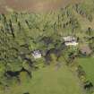 General oblique aerial view  of Ascreavie House estate, centred on Ascreavie House, taken from the S.