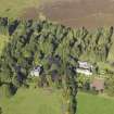 General oblique aerial view  of Ascreavie House estate, centred on Ascreavie House, taken from the SSE.