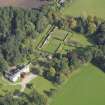 General oblique aerial view of Balnamoon House estate, centred on Balnamoon House, taken from the SW.