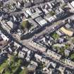 General oblique aerial view of the centre of Brechin, centred on the High Street, taken from the E.