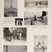 Seven photographs showing pillar and sphinxes in Egypt in 1915-1916.