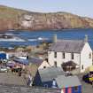 Harbour buildings. View from SSW