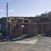 Ruinous building at SW corner of Old Harbour. View from NNW