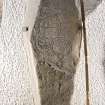 Inveravon Pictish symbol stone (with scale)