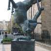 Edinburgh, Rutland Court, Walkway, Horse And Rider