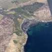 General oblique aerial view centred on Kilmarie House, its grounds and the remains of the fish trap, taken from the S.