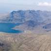 General oblique aerial view of  the Cuillin Hills, taken from the E.