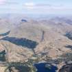 General oblique aerial view looking up Loch Shiel towards Glenfinnan, taken from the SW.