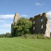 Conzie Castle: viewed from NW