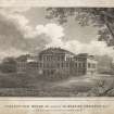 Engraving of Valleyfield House from the lawns. Titled 'Balleyfield House, the seat of Sir Robert Preston Bart. J. Burnett delt. R Scott Sc. For the Scots Mag & Edinr. Lity. Misy. Pub. by A Constable & Co. 1 May 1811.'