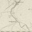 1st edition Ordnance Survey of 1858 Selkirkshire, Sheet XVIII extract