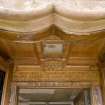 View of carved architrave of internal main entrance door