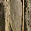 View of Knockando Pictish symbol stone no 2