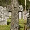 View of carved cross (with scale)