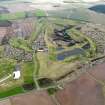 Oblique aerial view of Drumoig Golf Course, taken from the W.