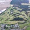 Oblique aerial view of Scotscraig Golf Course, taken from the NW.