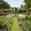 Walled garden.  Axial view looking south.