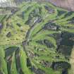 Oblique aerial view of the Bruce Golf Course, Kinross, taken from the S.