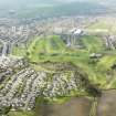 General oblique aerial view of Dunfermline centred on Canmore Golf Course, taken from the E.
