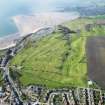 Oblique aerial view of Kinghorn Golf Course, taken from the E.