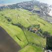 Oblique aerial view of Kinghorn Golf Course, taken from the NNW.