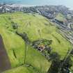 Oblique aerial view of Kinghorn Golf Course, taken from the SW.