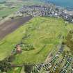 Oblique aerial view of Kinghorn Golf Course, taken from the SW.