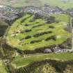 Oblique aerial view of Lochore Meadows Golf Course, taken from the WNW.