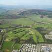 General oblique aerial view of Lochore Meadows Golf Course, taken from the ESE.