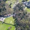 Oblique aerial view of Balbirnie House, taken from the WNW.