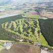 Oblique aerial view of Ladybank Golf Course, taken from the SSW.