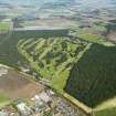 Oblique aerial view of Ladybank Golf Course, taken from the SSW.