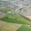 Oblique aerial view of Cupar Golf Course, taken from the S.