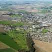 General oblique aerial view of Cupar Golf Course, taken from the SSE.