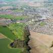 General oblique aerial view of Cupar Golf Course, taken from the SE.