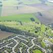 Oblique aerial view of Cupar Golf Course, taken from the NNE.