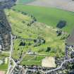 Oblique aerial view of Cupar Golf Course, taken from the NW.