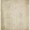 Small scale plans of flatted houses, Warrender Park.  
Title:  'Warrender Park Feuing Ground - 	No.20.  Plans of flatted houses in pencil to small scale.'  
