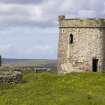 Tower on remains of broch, view from E