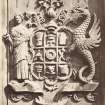 The Arms as on the West Gable Wall, Old Trades Hall.
PHOTOGRAPH ALBUM No.67: Dundee Valentine Album.