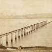 Tay Bridge from S, (after accident) 1865, J.V.
PHOTOGRAPH ALBUM No.67: Dundee Valentine Album.