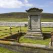 General view of memorial to Sir Arthur Nicolson of Brough Lodge