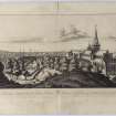 Pl. 17 Glasgow from the North East. Copy of copper plate engraving titled 'Facies Civitatis Glasgow ab Oriente Estebo. The prospect of ye Town of Glasgow from ye North East.'