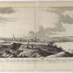 Pl.23 General view of Montrose. Copy of copper plate engraving titled ' Prospectus Civitatis Montis-Rosarum. The prospect of the town of Montrose.'