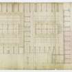 Drawing showing plan with proposed alterations
Titled: 'Edinburgh Flesh Markets'
Signed in an offer by William Raffin