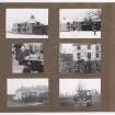 Six album photographs showing Addistoun House, a steamroller and family life
PHOTOGRAPH ALBUM NO.145: ADDISTOUN