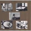 Five album photographs showing decorating work at Addistoun House.
Page titled: 'February 1939'.
PHOTOGRAPH ALBUM NO.145: ADDISTOUN